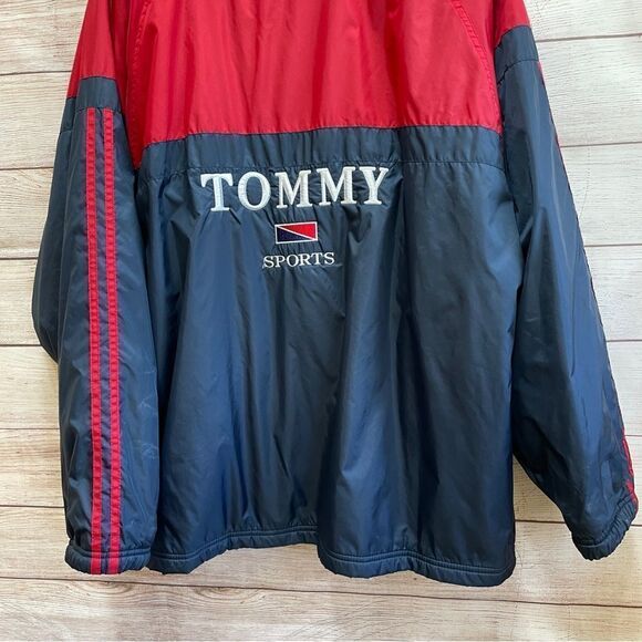 VINTAGE VENGO TOMMY SPORTS SPELL OUT WINDBREAKER - Picture 8 of 10